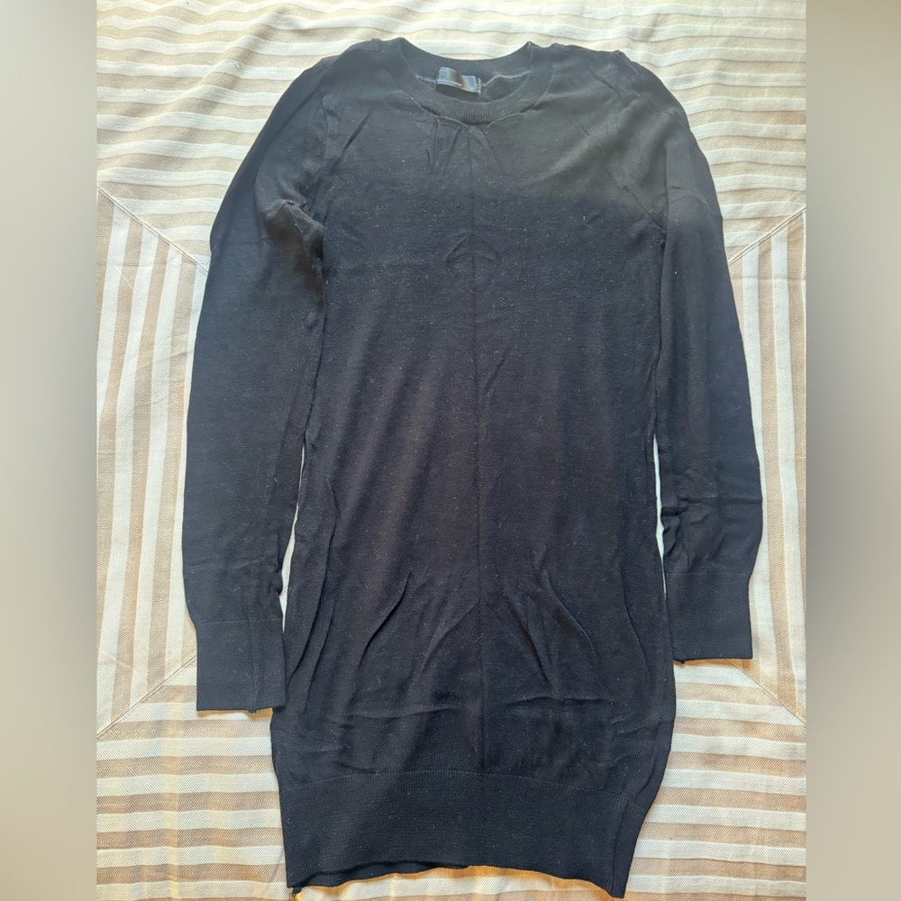 American Apparel Black Long Sleeve Dress